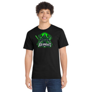 Jedi Knights Team T-Shirt - Black (Logo Front + Name and Number Back)