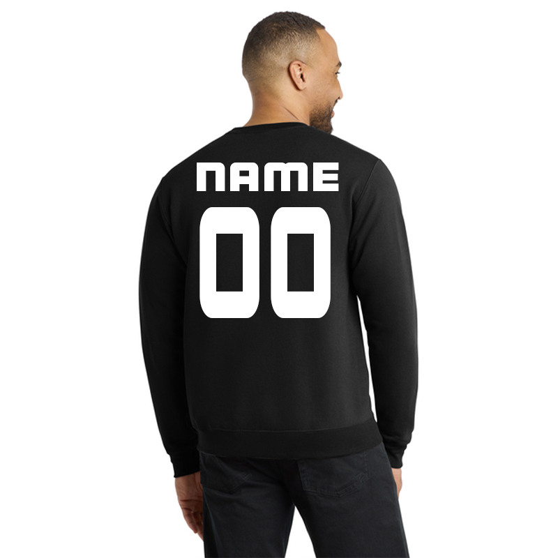 Jedi Knights Team Sweatshirt - Black (Logo Front + Name and Number Back) - Image 2