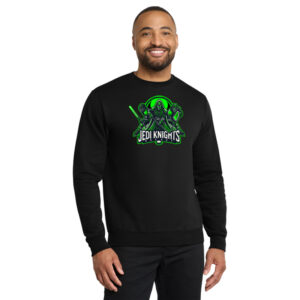 Jedi Knights Team Sweatshirt - Black (Logo Front + Name and Number Back)