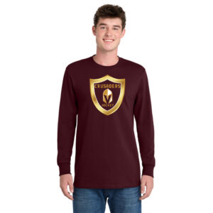 Crusaders Team Long Sleeve T-Shirt - (Logo Front + Name and Number Back)